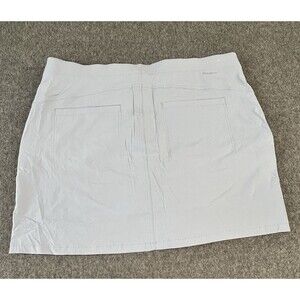 Eddie Bauer Womens Gray Skort Size 16 Nylon Spandex